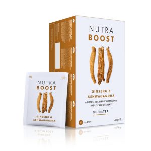 NutraTea Ginseng and Ashwagandha Herbal Tea- 20 Tea bags