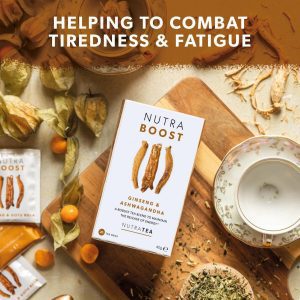 NutraTea Ginseng and Ashwagandha Tea - Helping to combat Tiredness and Fatigue