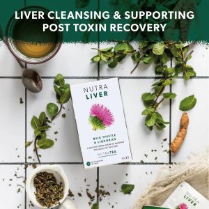 NutraTea Milk Thistle and Liquorice Tea - Liver Cleansing and Supporting post toxin recovery