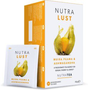 NutraTea Muira puama and ashwagandha Tea- 20 Biodegradable Tea bags