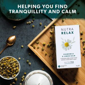 NutraTea Chamomile and Lemon Balm- Helping you find Tranquillity and Calm