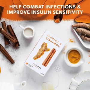 NutraTea Turmeric and Cinnamon Tea - Help combat infections and improve insulin sensitivity