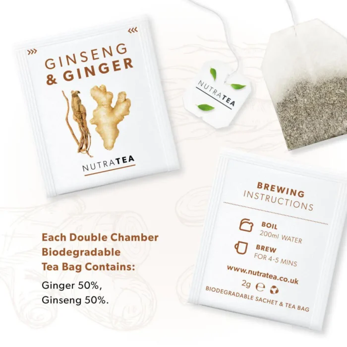 Ginseng & Ginger Tea Ingredients