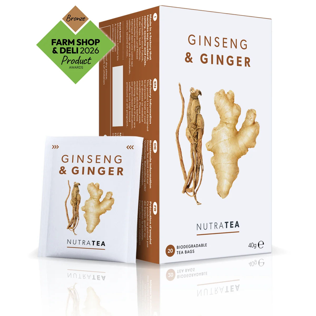 Ginseng Tea with Natural Ginger