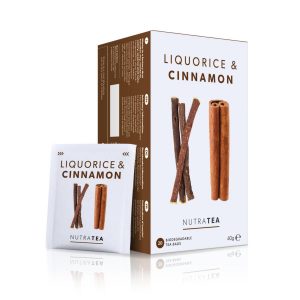 NutraTea Liquorice & Cinnamon Tea- 20 Biodegradable Tea bags