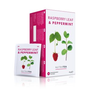 NutraTea Peppermint & Raspberry Leaf Tea For Pregnancy