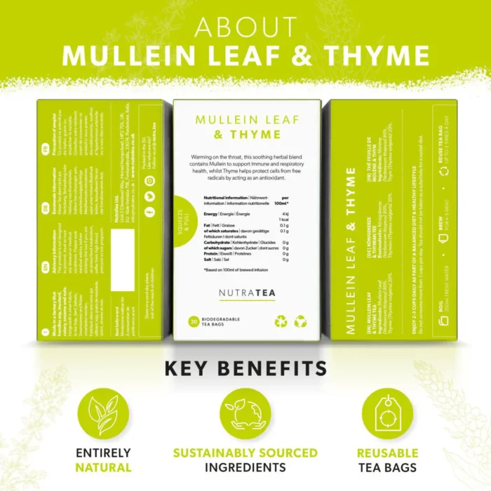 About mullein leaf & thyme tea