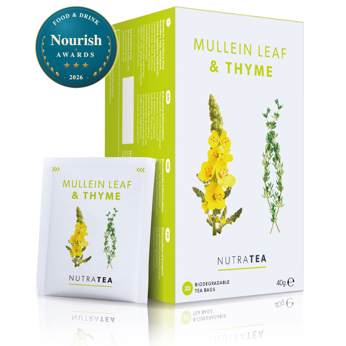 Mullein Tea for Lungs & Sore Throat
