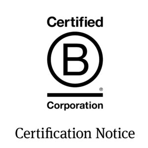 Certification Notice