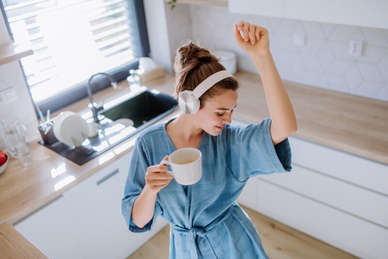 Young Woman With a Mug