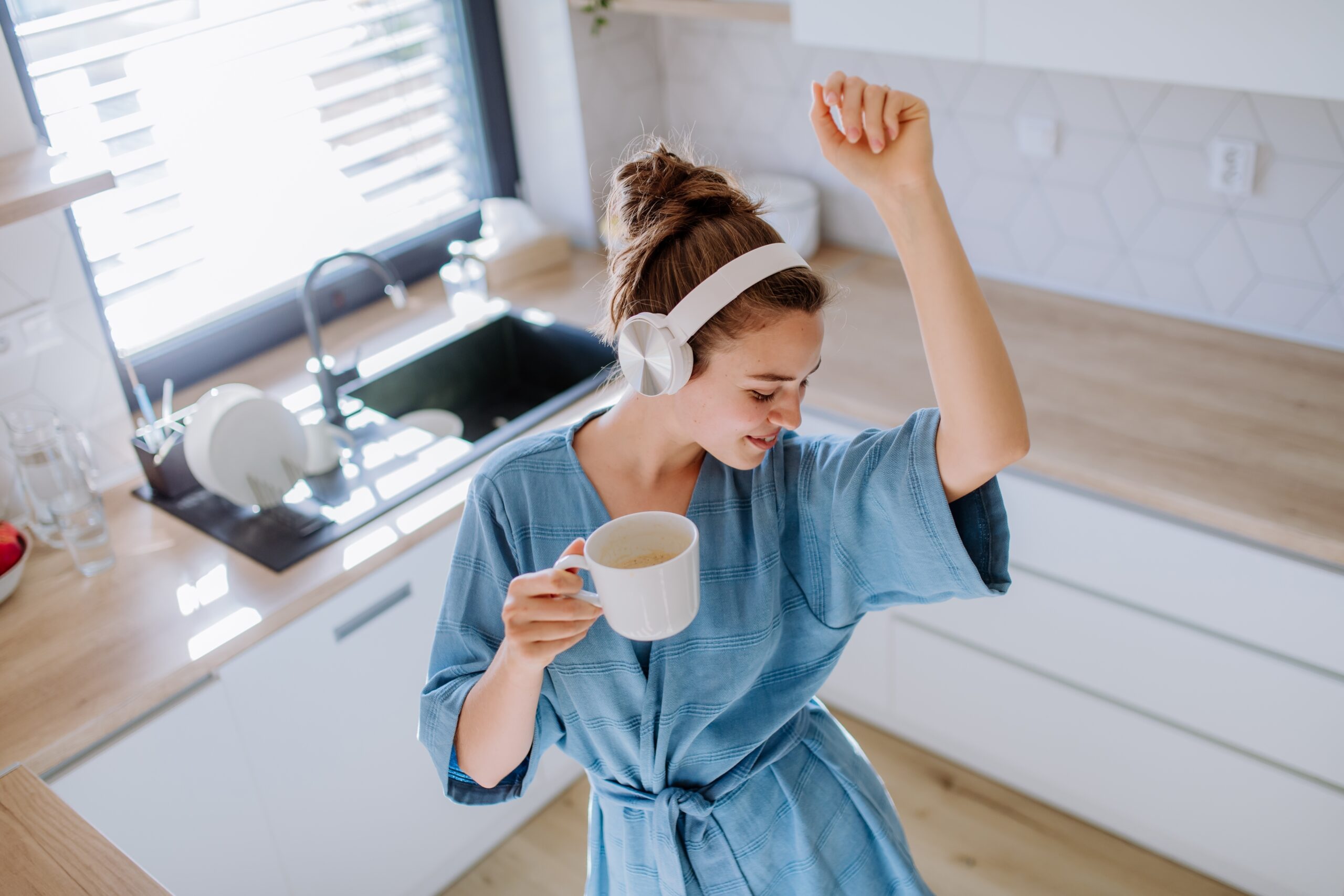 Young Woman With a Mug