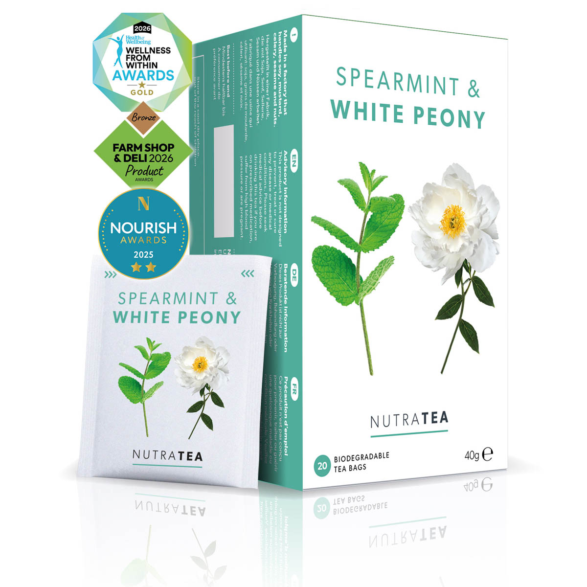 Spearmint Tea blended with White Peony