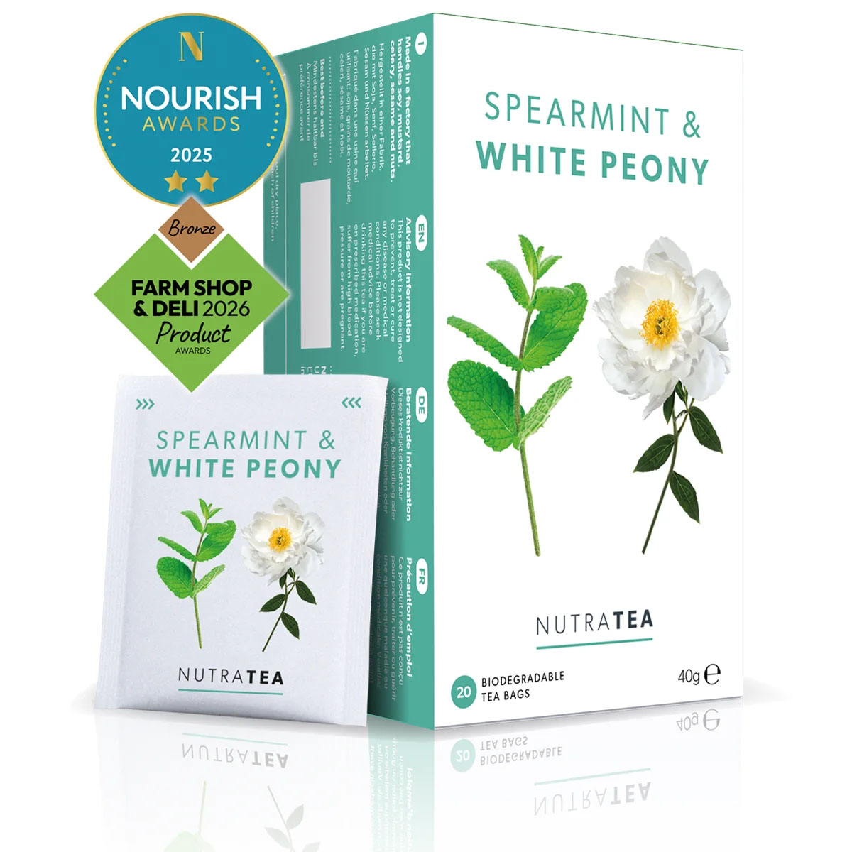 spearmint & white peony tea main image
