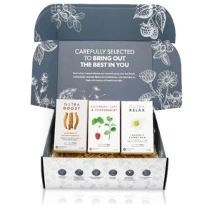 NutraTea Relaxing Gift Box, a gift for a friend in need of calm
