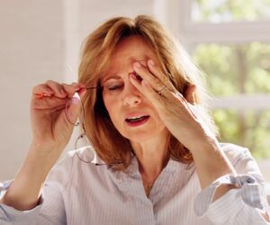 A woman suffering from adrenal fatigue symptoms