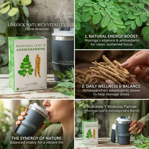 Benefits of moringa leaf paired with ashwagandha
