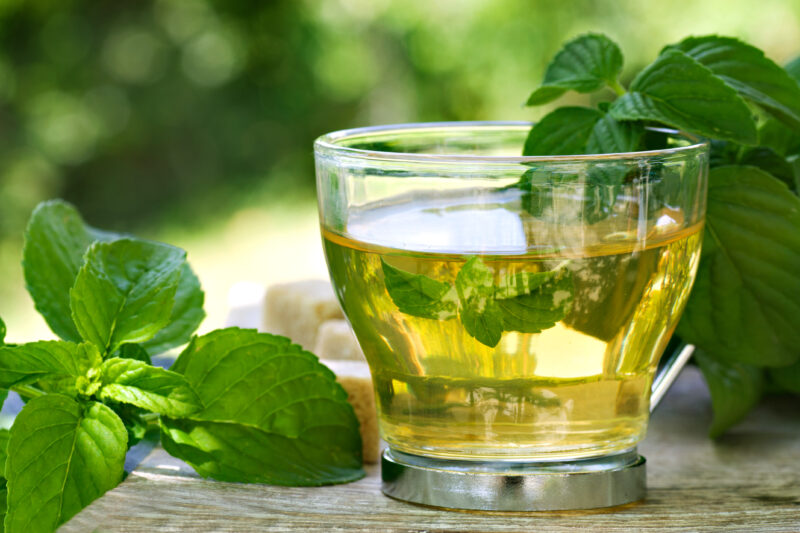 peppermint herbal tea for bloating