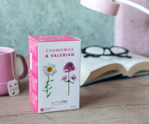 A box of chamomile and Valerian tea bags chamomile tea benefits