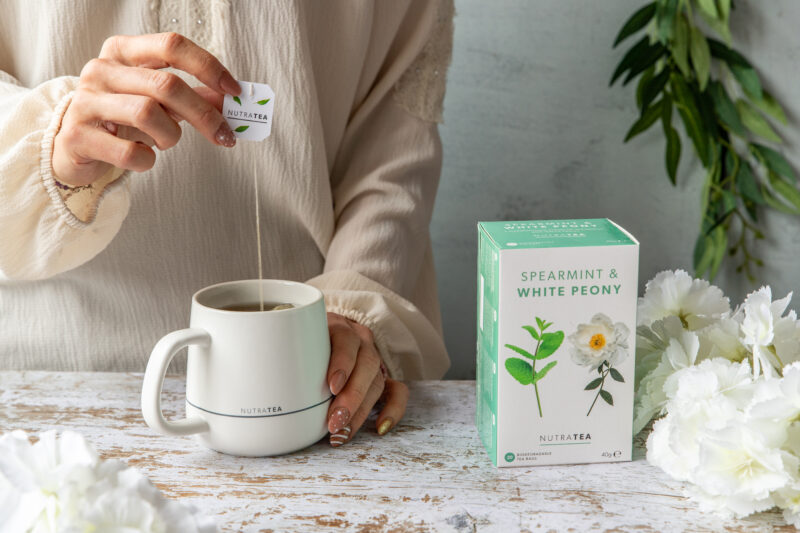 NutraTea Spearmint & White Peony Tea for PCOS