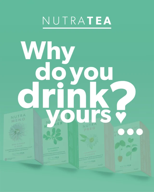 💗 Why Do You Drink Yours? 💗 
 
From pregnancy to motherhood, menopause and beyond – every stage deserves support, and that’s exactly why our customers choose these blends. 

Swipe to see why they love NutraMeno, NutraMother, NutraPreg, Raspberry Leaf and Peppermint – functional herbal teas, crafted to support women’s wellbeing, naturally. 🌿✨ 

Now we’d love to hear your story. 

💬 Tell us in the comments 
 📹 Or share a video and tag us 
 📧 Or email your video to videos@nutratea.co.uk 

As a thank you, we’ll send you a FREE Tea Buddy! 🫖💚 

#NutraTea #WomensWellbeing #WomensHealth #HerbalTea #TeaWithBenefits #HerbalRemedies #NaturalIngredients #HealthFood #Menopause #Pregnancy #Motherhood #Perimenopause #MorningSickness #LabourPains #NewMum #MumToBe #BlendsWithBenefits #Wellness