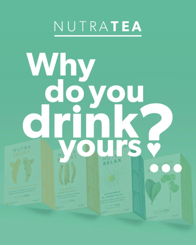 🌿 Why Do You Drink Yours? 🌿 
 
From soothing joints to boosting focus or winding down after a long day – every NutraTea blend has a story behind it. 💬✨ 

Swipe to discover why our customers love NutraJoint, NutraBoost, NutraRelax, and Ginseng & Ginger – and now it’s your turn! 

📹 Share why you drink yours by posting a video and tagging us, or email your video to videos@nutratea.co.uk – and we’ll send you a FREE Tea Buddy as a thank you! 🫖💚 

#NutraTea #FunctionalHerbalTea #WhyDoYouDrinkYours #TeaBuddy #TeaLovers #HerbalTeaLovers #ToShareIsToLove #CustomerReview #Testimonial #BlendsWithBenefits #HerbalRemedies #NaturalIngredients #HealthyLifestyle #FunctionalTea #HealthyChoices