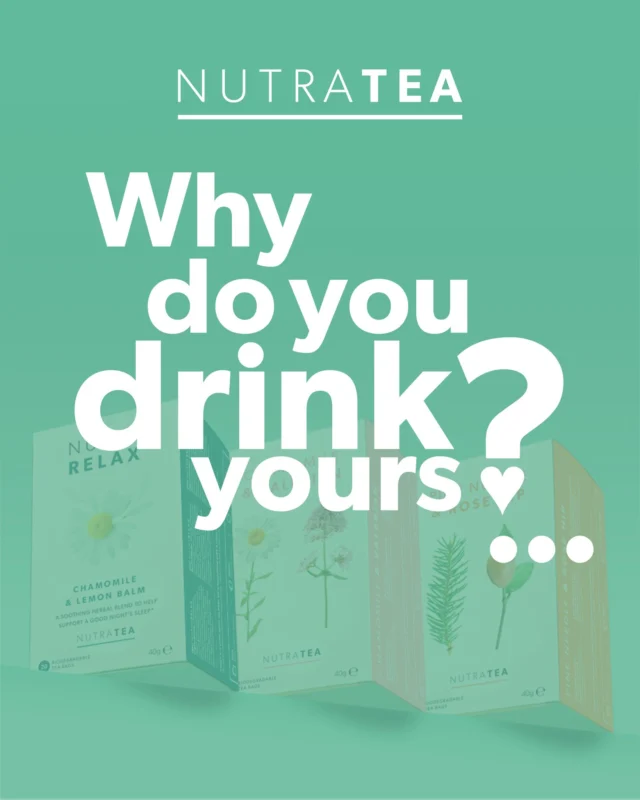 🌙 Why Do You Drink Yours? 🌙 

When life gets overwhelming, a calming cuppa can make all the difference. Whether you're winding down before bed or easing into a quiet moment, these soothing blends have become daily rituals for so many of our customers. 

🫖 Got a favourite that helps you find your calm? 

We’d love to hear how NutraTea fits into your routine. �🎥 Share your story in a video and tag us, or send it to videos@nutratea.co.uk – and as a thank you, we’ll pop a FREE Tea Buddy in the post for you 💚 

#WhyDoYouDrinkYours #NutraTea #ToShareIsToLove #SharingIsCaring #CalmingTea #ChamomileTea #FunctionalHerbalTea #RelaxAndUnwind #Relax #DeStress #BlendsWithBenefits #HerbalTea #FunctionalTea #HealthyChoices #HealthAndWellness #HealthyLifestyle #HealthFood #PowerOfNature