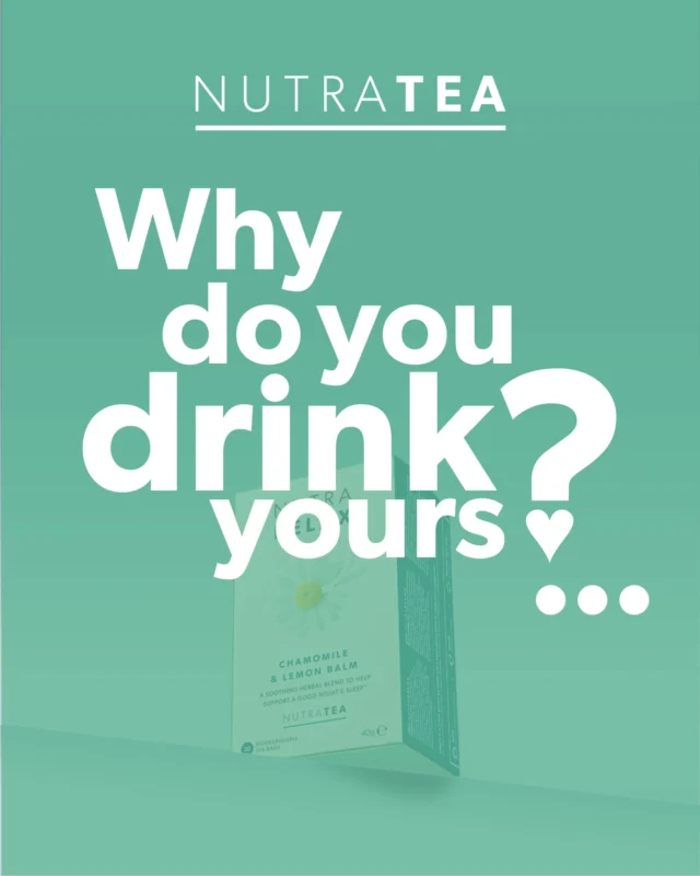 💬 “AMAZING. Finally got a good night’s sleep, much better effects that the other brands I’ve tried! Tastes great also!” 

Made with calming herbs like Lemon Balm and Valerian, NutraRelax is your plant-powered pause button. 

💬 Do you drink NutraRelax? Share your reason by commenting below, tagging us in a video, or sending a video to videos@nutratea.co.uk — and we’ll gift you a free Tea Buddy! 

#WhyDoYouDrinkYours #NutraRelax #NutraTea #HerbalTea #RelaxingTea #ChamomileTea #SleepTea #Destress #Relax #Unwind #BedtimeRoutine #BlendsWithBenefits #Wellness #HealthyLifestyle